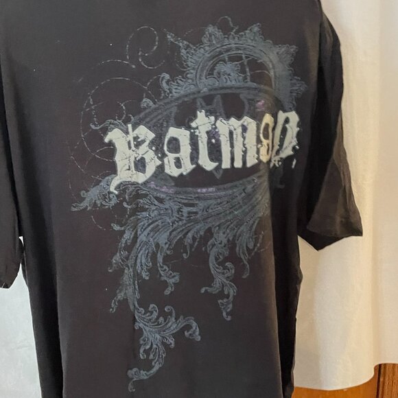 Batman Top Shirt T-shirt XL - DC Comics - Black with purple and silver - Picture 3 of 4